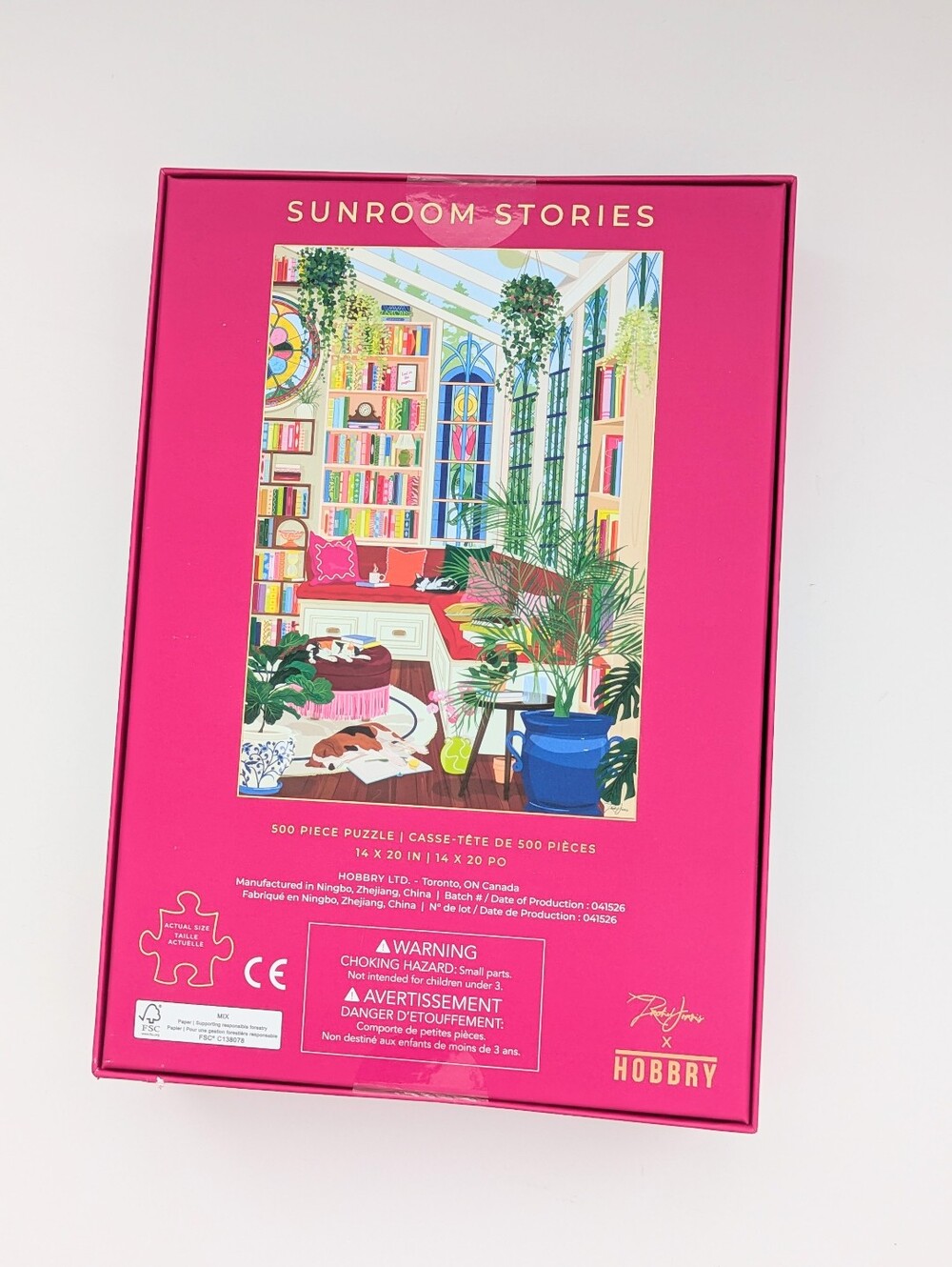 NEW IN BOX Hobbry "Sunroom Stories" 500-Piece Puzzle - Picture 7 of 9